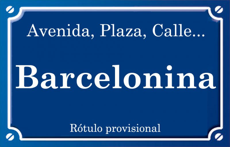 Barcelonina (calle)