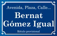 Bernat Gómez Igual (calle)