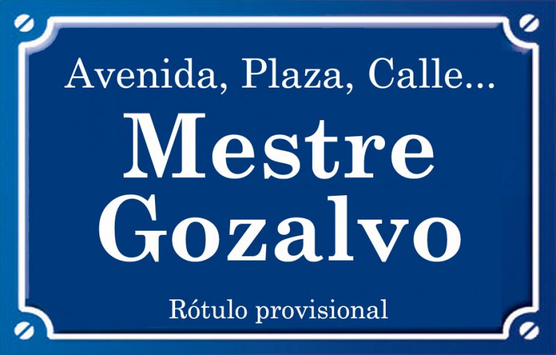 Mestre Gozalvo (calle)