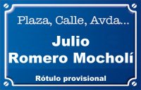 Julio Romero Mocholí (calle)