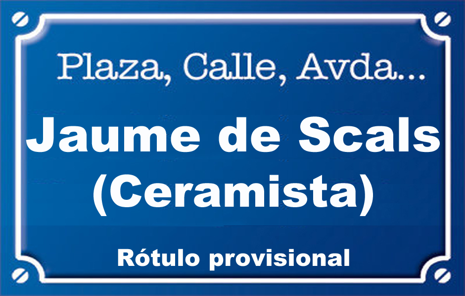 Ceramista Jaume de Scals (calle)