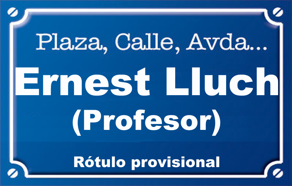 Profesor Ernest Lluch (calle)