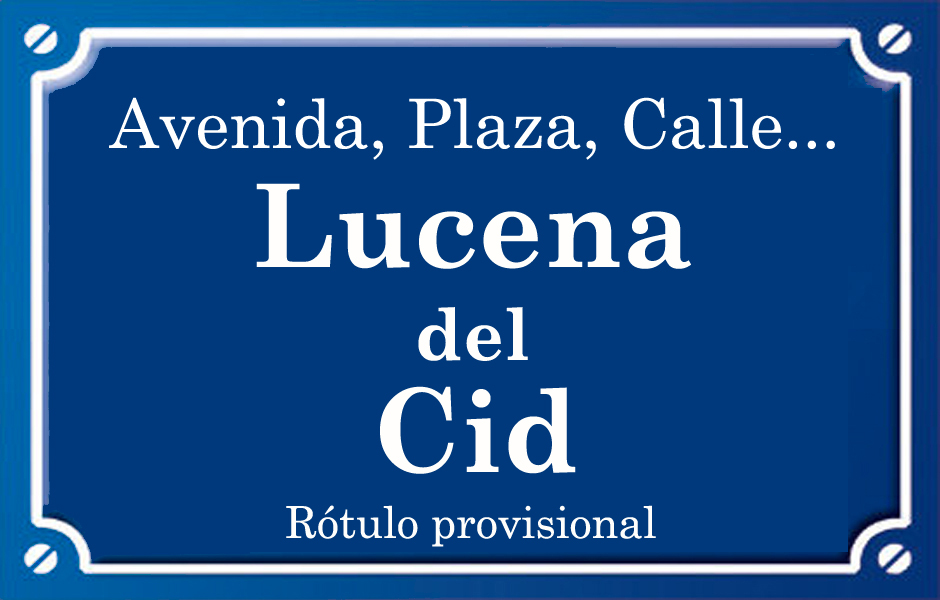Lucena del Cid (calle)