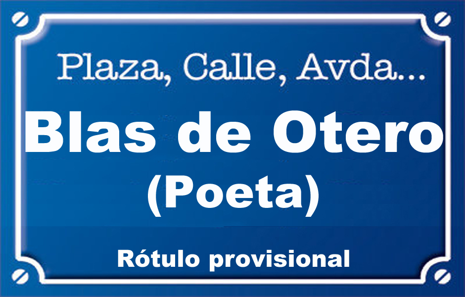 Poeta Blas de Otero (calle)