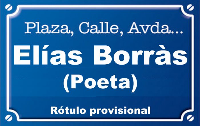 Elías Borràs Poeta (calle)