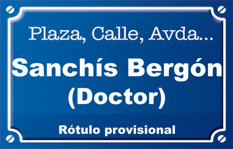 Doctor Sanchís Bergón (calle)