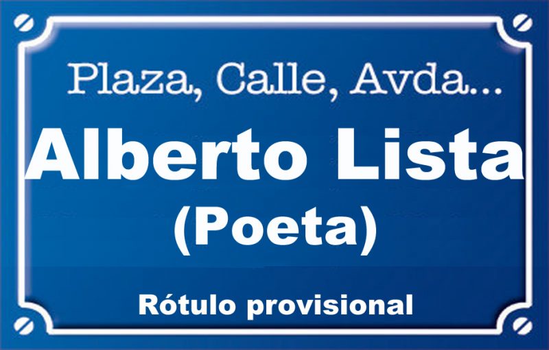 Poeta Alberto Lista (calle)