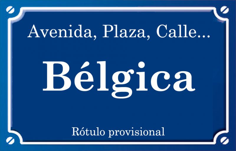Bélgica (calle)