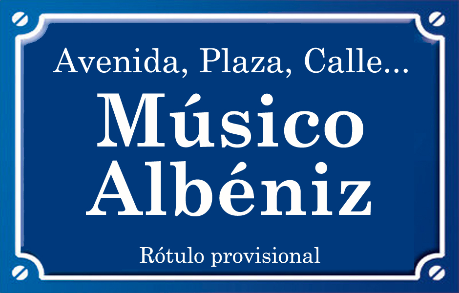 Músico Albéniz (calle)