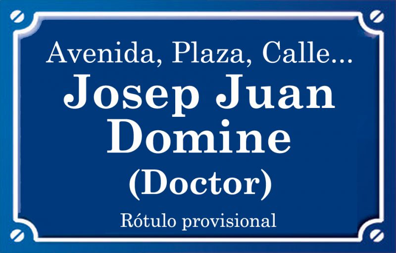Doctor Josep Juan Domine (calle)