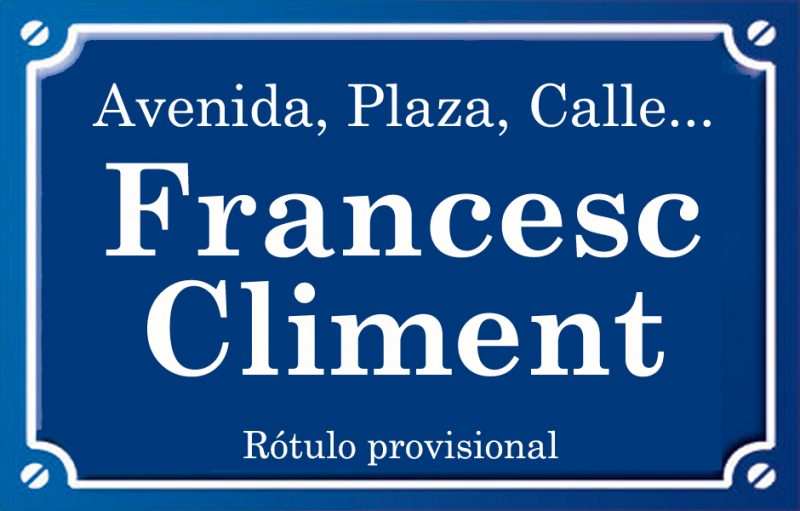 Francesc Climent (calle)