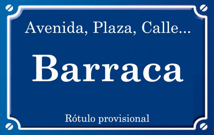 Barraca (calle)