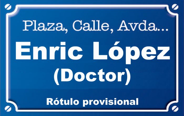 Doctor Enric López (calle)