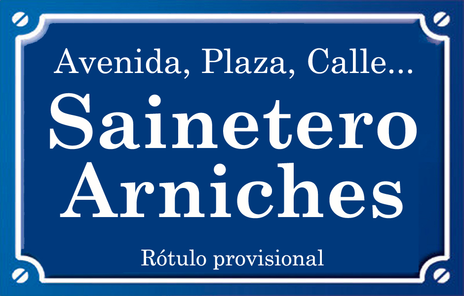 Sainetero Arniches (plaza)