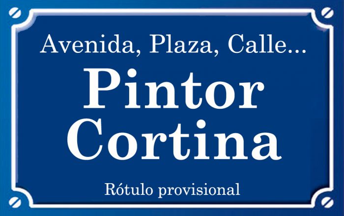 Pintor Cortina (calle)