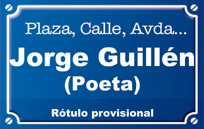Poeta Jorge Guillén (calle)