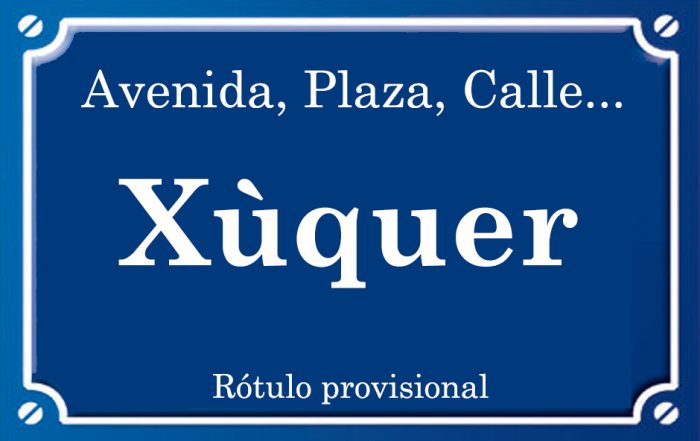 Xúquer (plaza)