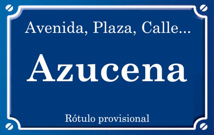 Azucena (calle)