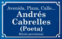 Poeta Andrés Cabrelles (calle)