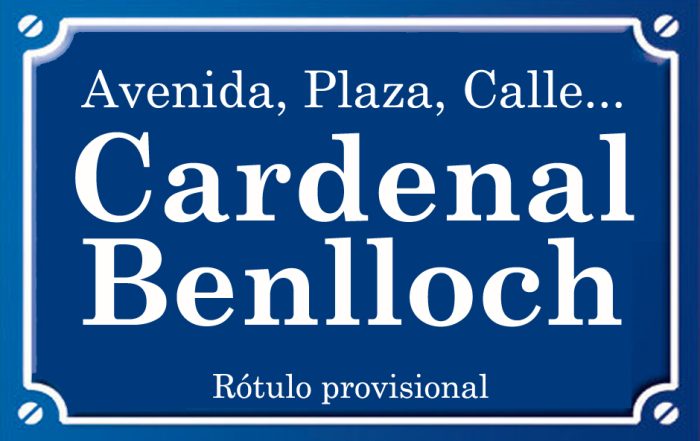 Cardenal Benlloch (avenida)