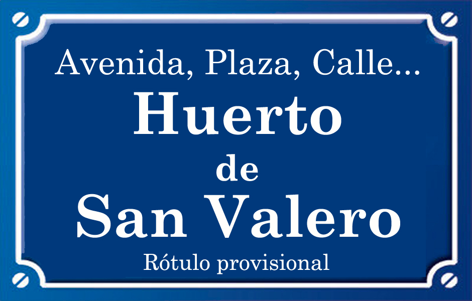 Huerto San Valero (calle)