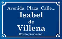 Isabel de Villena (calle)