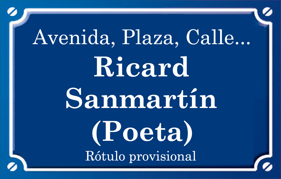 Poeta Ricard Sanmartín (calle)