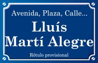 Lluís Martí Alegre (plaza)