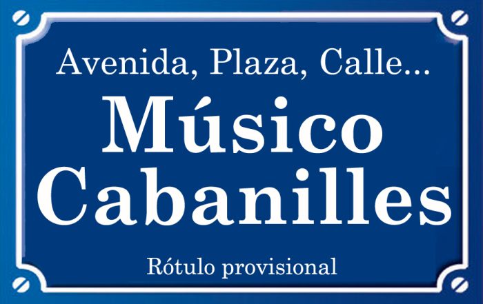 Músico Cabanilles (calle)