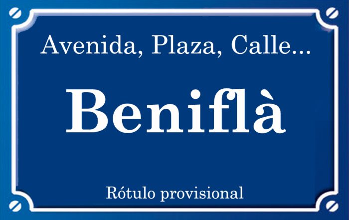 Beniflà (calle)