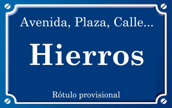 Hierros (calle)