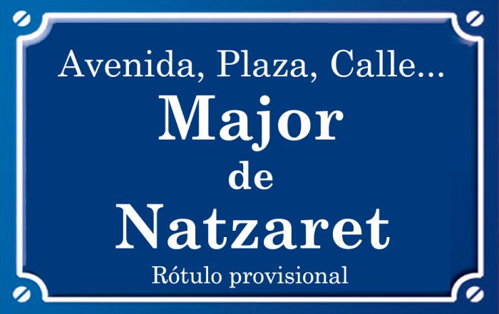 Mayor de Natzaret (calle)