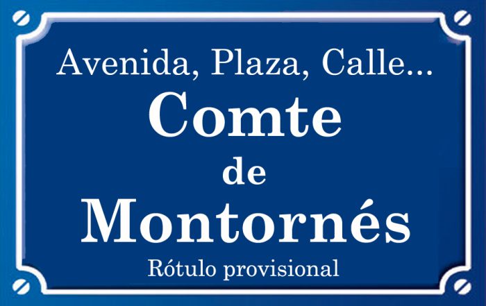 Conde de Montornés (calle)
