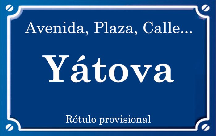 Yátova (calle)