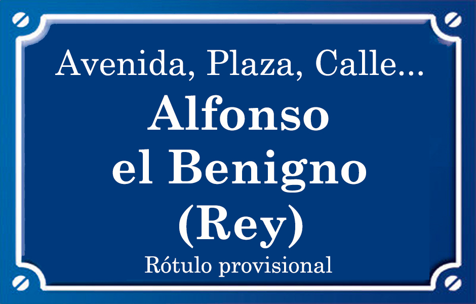 Rey Alfonso el Benigno (plaza)