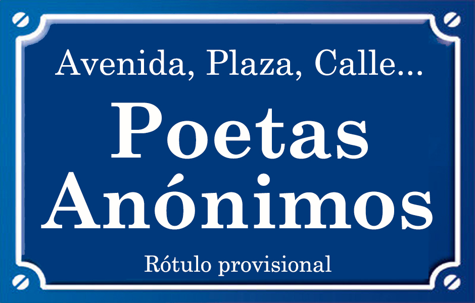 Poetas Anónimos (calle)