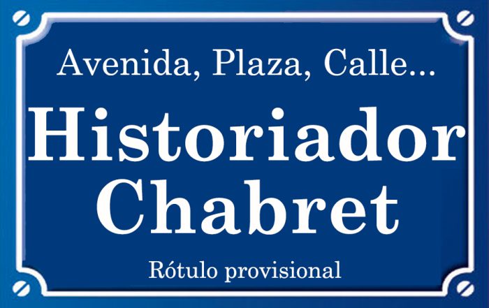 Historiador Chabret (calle)
