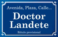 Doctor Landete (plaza)