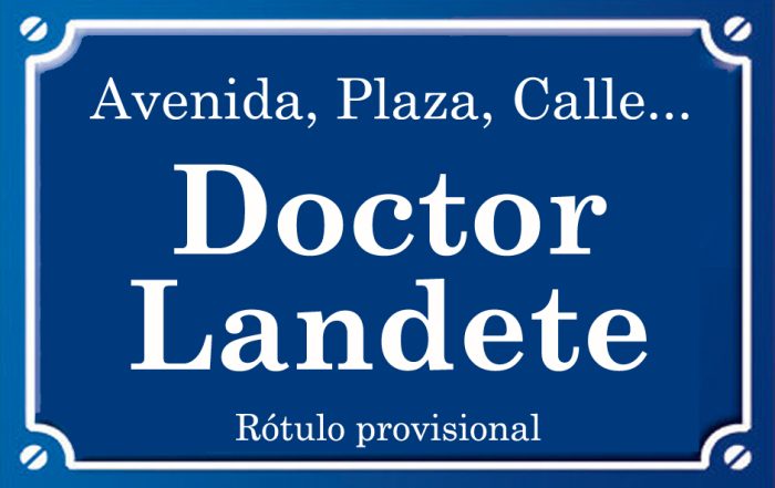 Doctor Landete (plaza)