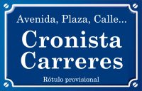 Cronista Carreres (calle)