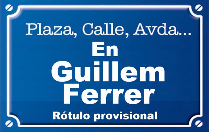 En Guillem Ferrer (calle)