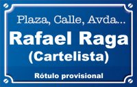 Cartelista Rafael Raga (pasaje)