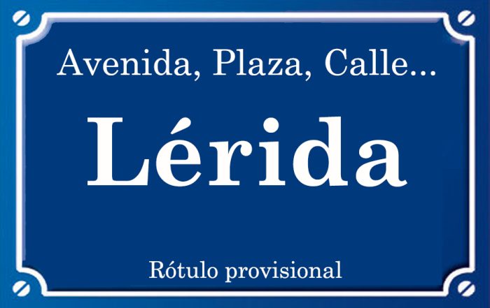 Lérida (calle)