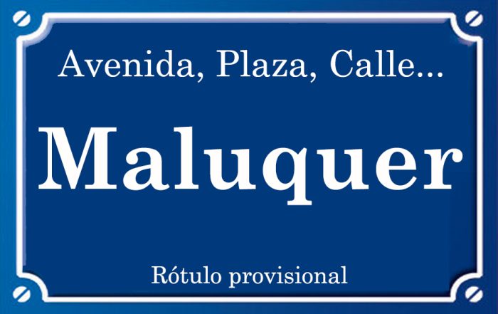 Maluquer (calle)